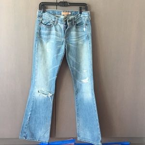 Abercrombie & Fitch distressed denim jeans